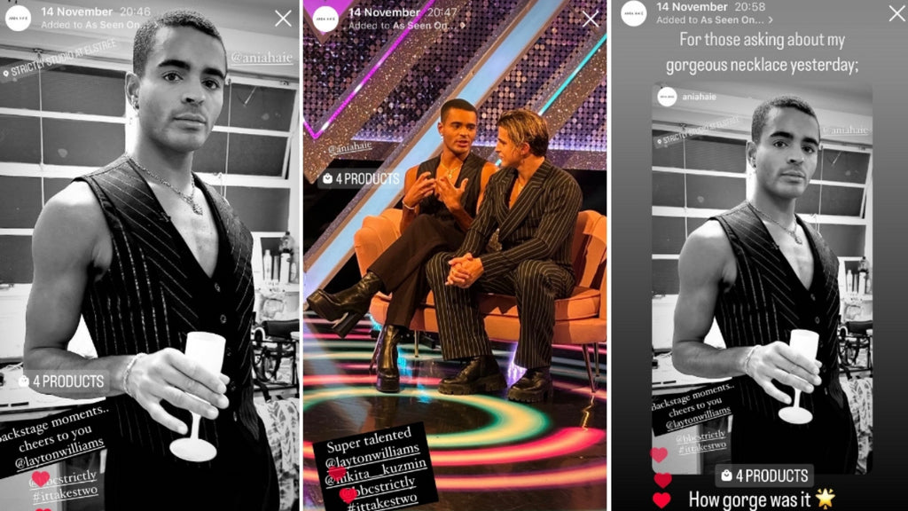 Ania Haie Jewelry Featured on BBC’s Strictly It Takes Two in 2023