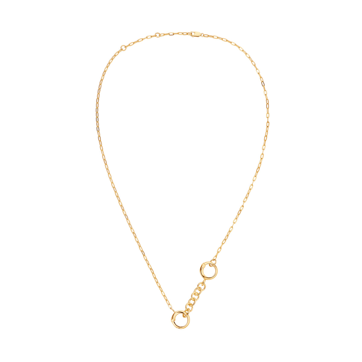 Ania Haie Silver Mixed Link Charm Chain Connector Necklace main image 1