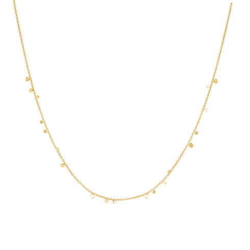 Aimee Joelle Nova Gold Satellite Chain Necklace