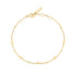 Gold Disc Station Bracelet