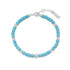 Silver Lab Created Turquoise Bracelet