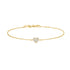Gold Sweetheart Pavé Bracelet