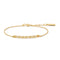 Gold Twisted Bar Bracelet