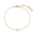 Gold Sparkle Heart Bracelet