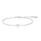 Silver Sparkle Heart Bracelet