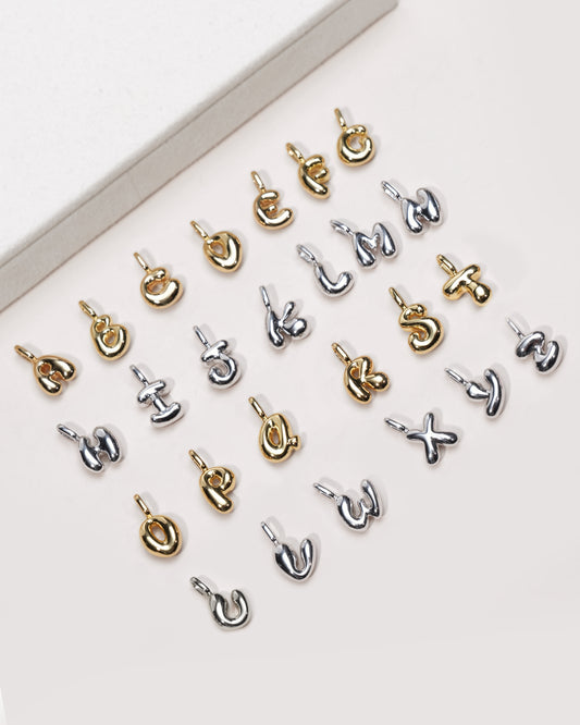 Gold T Letter Charm