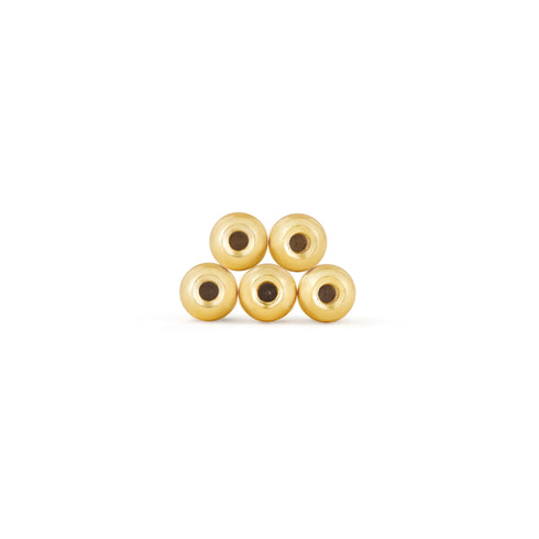 Gold Replacement Ear Barbell Ball X 5