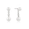 Silver Freshwater Pearl Stud Ear Jackets