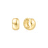Gold Chubby Small Huggie Hoop Earrings