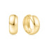 Gold Chubby Medium Huggie Hoop Earrings