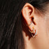 Two-Tone Bezel Ear Cuff