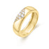 Excliv Cleo Gold Ring with Crystal Detail
