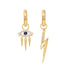 Gold Evil Eye Earring Charm