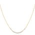 Gold Arc Pavé Necklace