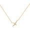 Gold Kiss Pavé Necklace