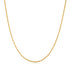Gold Rope Twist Chain Necklace