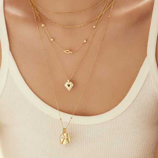 Gold Disc Charm