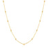 Gold Beaded Chain Necklace