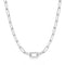 Silver Linked Chunky Chain Necklace