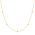 Gold Stars Station Necklace