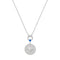 Silver Eight-Pointed Star Signet Necklace