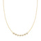 Gold Pavé Multi Beaded Chain Necklace