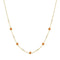 Gold Nano Gem Station Necklace