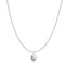 Silver Colour-Block Mother of Pearl Star Necklace