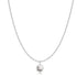 Silver Colour-Block Mother of Pearl Star Necklace