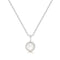 Silver Mother of Pearl Pendant Necklace