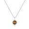 Silver Tiger Eye Pendant Necklace
