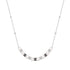 Two-Tone Sparkling Braided Shell Pearl Necklace