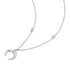 Silver Reversible Horn Necklace