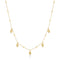 Gold Leaf Station Necklace