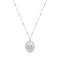 Silver Butterfly Locket Necklace