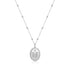 Silver Butterfly Locket Necklace