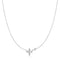 Silver Sparkling Lucky Clover Necklace