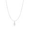 Silver Letter S Initial Necklace