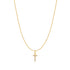 Gold Letter T Initial Necklace