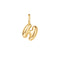 Gold H Letter Charm