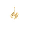 Gold N Letter Charm