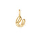 Gold U Letter Charm