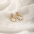 Perri Foia Cachet Hollow Drop Earrings