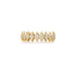 Gold Half Pavé Sparkle Ring