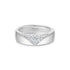 Silver Pavé Cubic Zirconia Bold Statement Ring