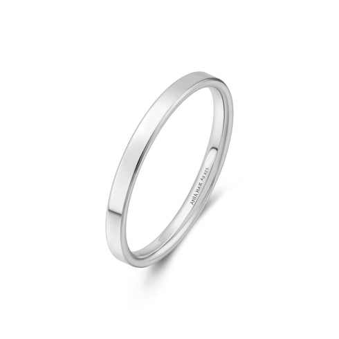 Silver 2mm Smooth Band