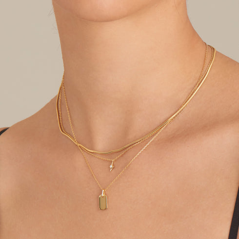 Gold Snake Chain Necklace