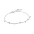 Silver Modern Drop Balls Bracelet