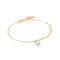 Gold Pearl Chunky Bracelet