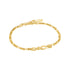 Gold Figaro Chain Bracelet